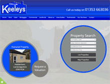 Tablet Screenshot of keeleys.net